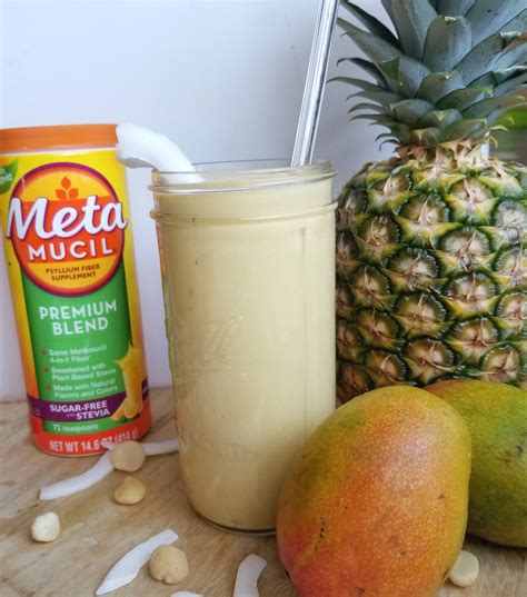 Fiber Up! Tropical Smoothie with Metamucil Premium Blend