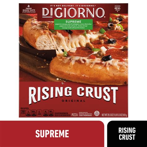 Digiorno Rising Crust Supreme Meat Pizza With Pepperoni