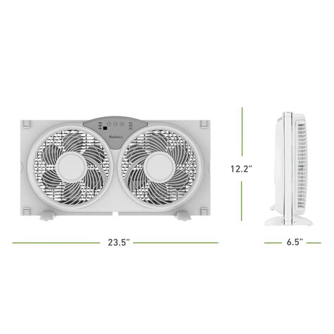 Window Fans: Holmes 9” Window Fan – CleanBreeze, 3 Speeds, Reversible ...