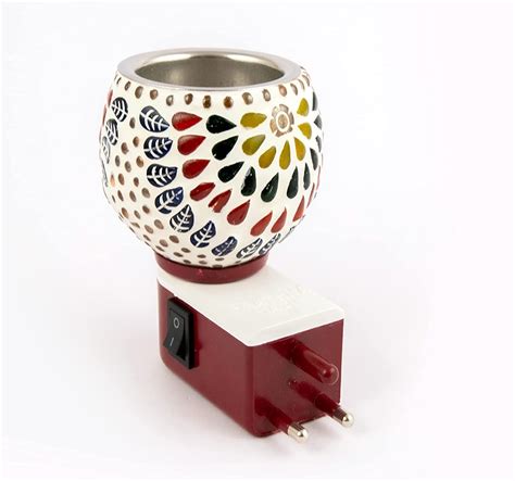 VolCraft Ceramic Aroma Diffuser | Kapoor Dani Cum Night Lamp Multi ...