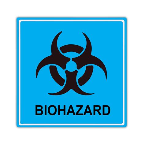 ISEE 360® Bio hazard Sign Sticker For Hospital Factory Clinic ...