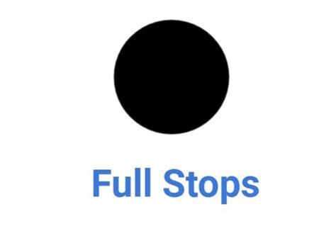 Image result for Full Stop