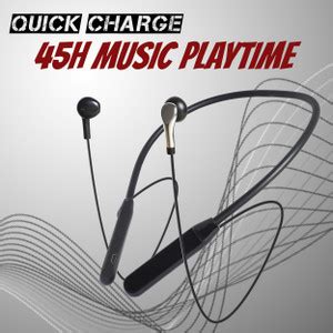 Sendily 40-50 HOURS BATTERY BACKUP CRYSTEL SOUND BLUETOOTH NACKBAND ...