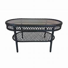 Wicker Coffee Table by Oakland Living Elite Resin Wicker Oblong Patio Coffee Wicker Coffee Table
