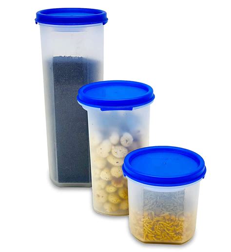 Buy Mahaware Alpha Modular Kitchen Container Combo, 1.9 litres, Blue ...