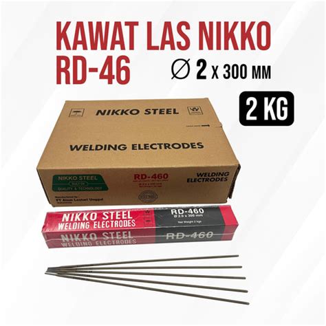 Jual KAWAT LAS NIKKO RD460 2mm (2KG) / NIKKO STEEL - Kota Surabaya ...