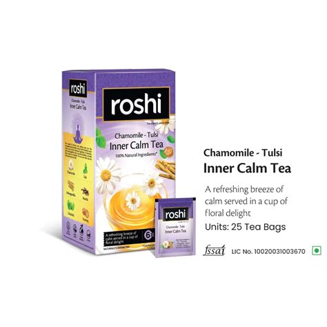 Buy ROSHI INNER CALM HERBAL TEA - 25 TEA BAGS Online & Get Upto 60% OFF ...