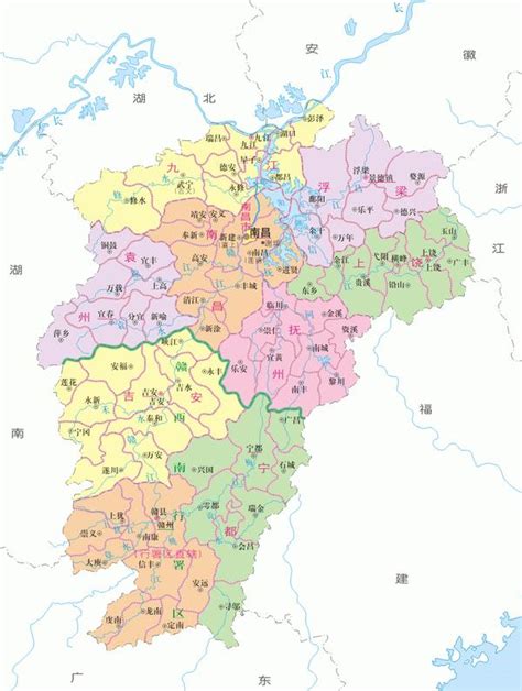 建国以来，江西省行政区划沿革地图详解（1949-1999） - 知乎