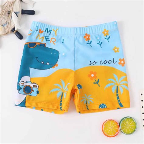 Herrnalise Boys Swim Trunks Toddler Swim Shorts Quick Dry Beach Swim ...