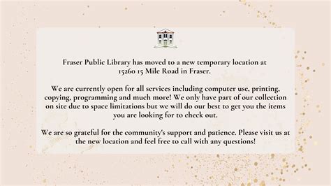 Fraser Public Library