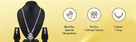 Buy Atasi International Glamorous Oxidised Black Silver Collection ...