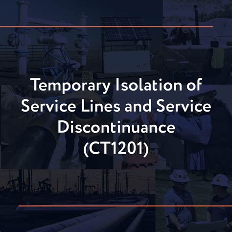 CT1201: Temporary Isolation of Service Lines and Service Discontinuance | NCCER BYF Shop