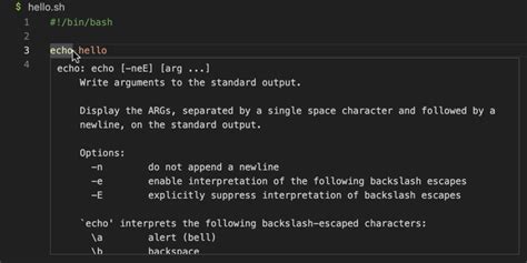 Shell Script Vscode 的图像结果
