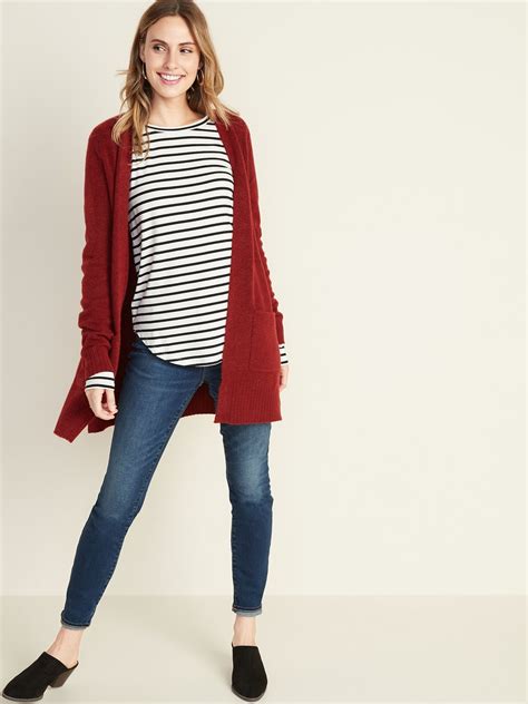 Soft-Brushed Open-Front Long-Line Sweater for Women | Old Navy ...