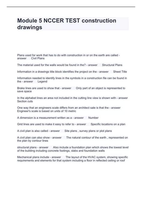 Image result for Nccer Module 5