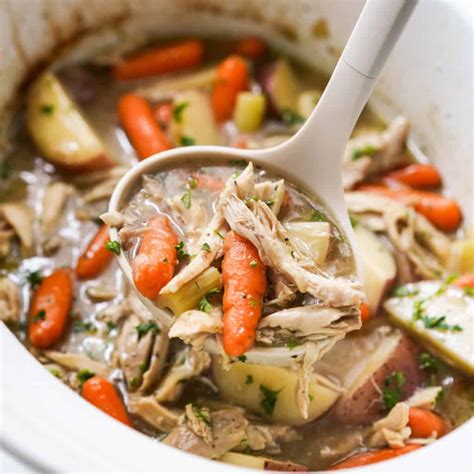 Slow Cooker Chicken Stew - Joyous Apron