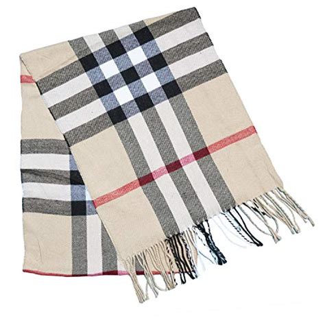 Buy Zacharias Men's Checkered Winter Pashmina Muffler (pm-01_Beige) at ...