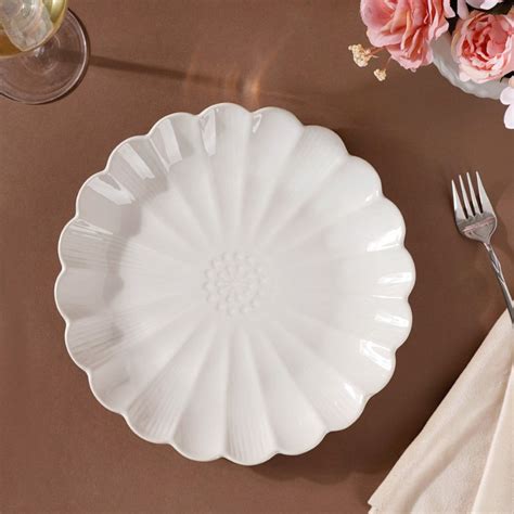 Ocean Ceramic Dinner Plate White 10 Inch Online - Premium Dinner Plate ...