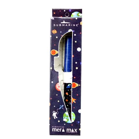 Submarine Mera Max 909 Model:17119 Blue Color Body With Fine Tip Gel Pen