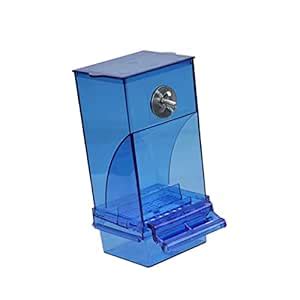 SheOak Seed Feeding Automatic Container Box Parrot Feeder Pet Bird Cage ...