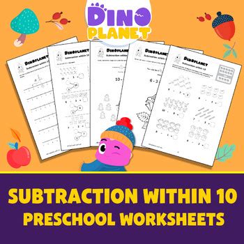 Differences within 10 Worksheet 的图像结果