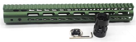 Buy TRIROCK Olive Drab Green NSR 13.5 Inches Free Float KeyMod AR15 AR ...