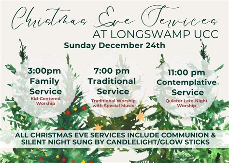 Christmas Eve Late Night Service, Longswamp United Church of Christ ...