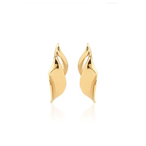 Buy Kazo Elegance Twisted Metal Drop Earrings Online