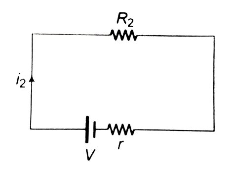 (a) When a cell sends current through a resistance `R_(1)` for time `t ...