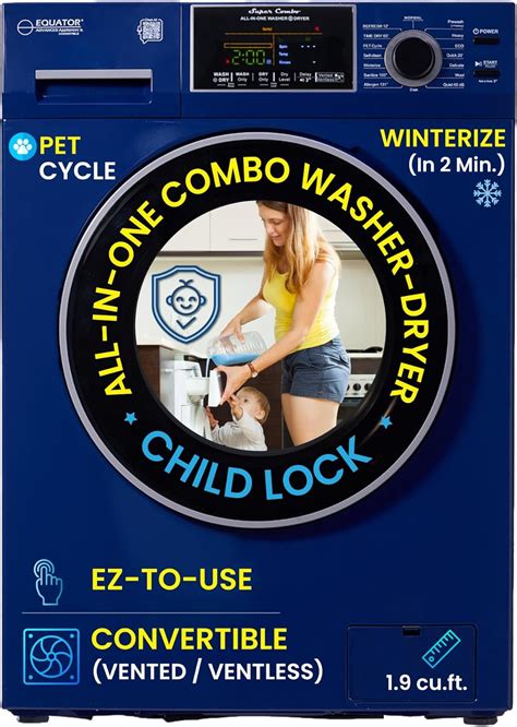 Equator All-In-One VENTED/VENTLESS Washer-Dryer India | Ubuy