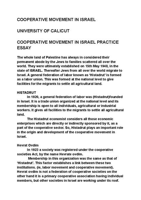 History of the Co-operative movement - History of the Co-operative ...