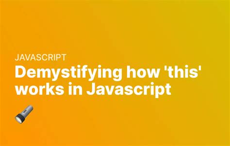 Image result for Explaining This in JavaScript