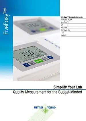 Brochure: FiveEasy Bench Instruments - METTLER TOLEDO