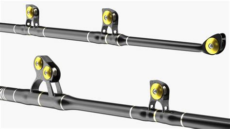 Bent Butt Short Dredge Fishing Rod Blue Marlin Tournament 3D | 3D ...