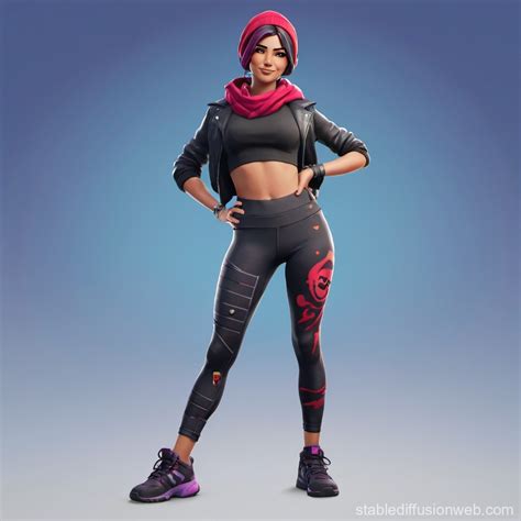 Ruby's Fortnite Hot Pose Leggings Photo | Stable Diffusion Online