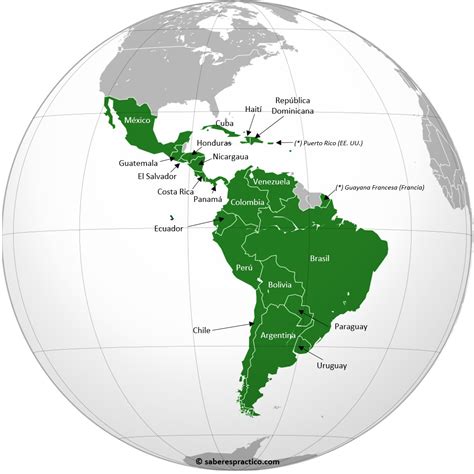 Países de América Latina - Saber es práctico
