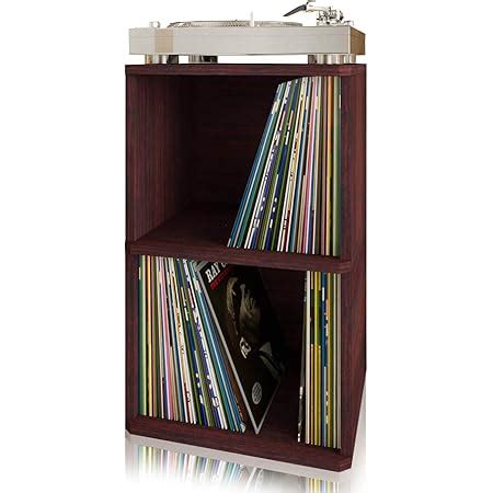 Way Basics 2-Shelf Vinyl Record Storage Cube and LP Record Album ...