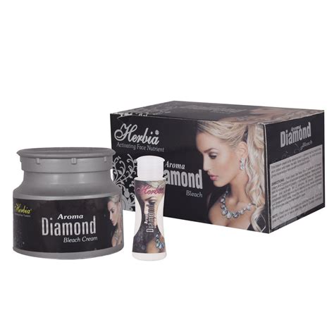 Herbia Activating Face Nutrient Aroma Diamond Bleach Cream : Amazon.in ...