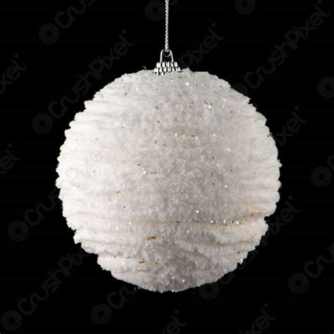 White Christmas ball - stock photo 1582392 | Crushpixel