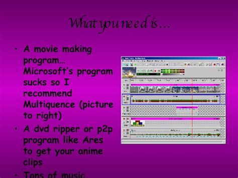 Image result for AMV Tutorial Slides