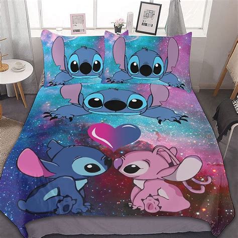 3D Printed Cute Disney Lilo Stitch Bedding Duvet Cover Set sold by Iram ...