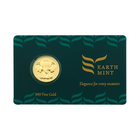 Buy 24K Elephant Extra Large Gold Coin at EarthMint Gold – Earth Mint Gold