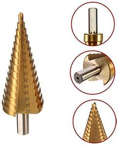 BOLT HSS Step Cone Drill Set 3-Piece Set 4-12mm/4-20mm/4-32mm, Price in ...