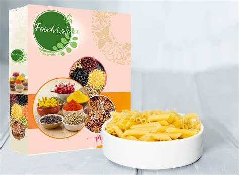 FOODVISTAA Organic Penne Pasta/Made with Drum Wheat Semolina/Regina ...