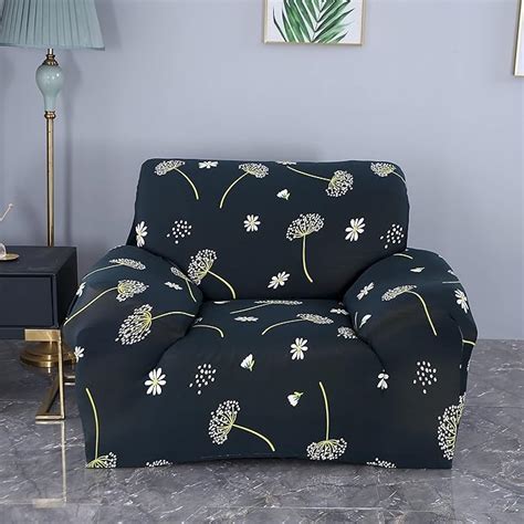 Universal Sofa Cover 140 GSM Sofa Slipcover (Black Leaflet) – House of ...