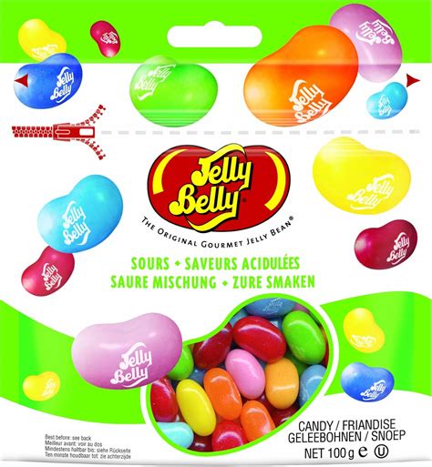 Jelly Belly Sours Jelly Beans, Assorted Sour Flavours, 100-g : Amazon.ca
