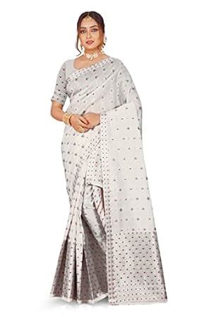 Buy SKIRAN’S Assamese Machine-Weaving AC Cotton Blend Mekhla Chador ...