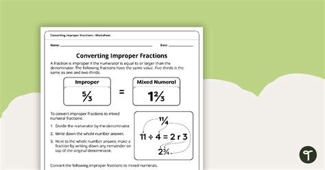 How to Convert Improper Fractions 的图像结果