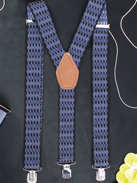 Buy Picture Perfect Black Coloured 3cm Strap Width Suspender For Men ...