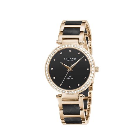 Buy Strand By Obaku Belle Mare Analog Black Dial Women's Watch ...